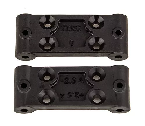 ASC91979RC10B6.4 Front Bulkhead Set, 0 and 2.5 deg. (Team Associated)