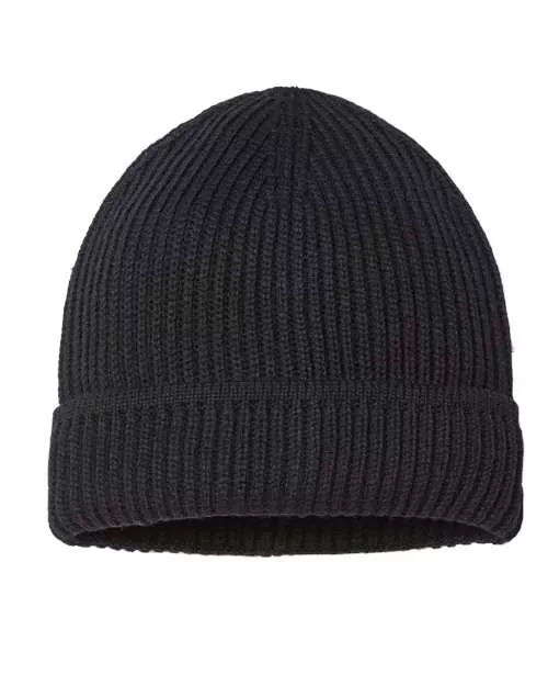 Atlantis Headwear MAPLE Sustainable Finish Edge Cuffed Beanie
