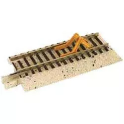 Atlas 2425 N Scale Code 65 True-Track 2″ Straight with Yellow Track Bumper