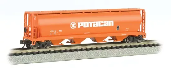 Bachmann 19157 N 4-Bay Cyl Hopper Potacan
