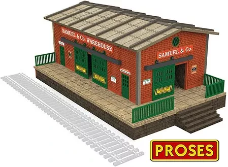 Bachmann 39118 HO Scale Warehouse with Motorized Doors — Kit