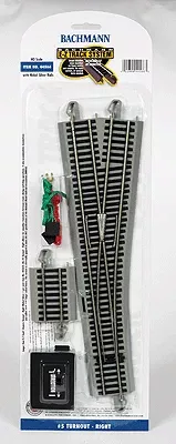 Bachmann HO 44566 NS EZ Track #5 Remote Right Hand Switch