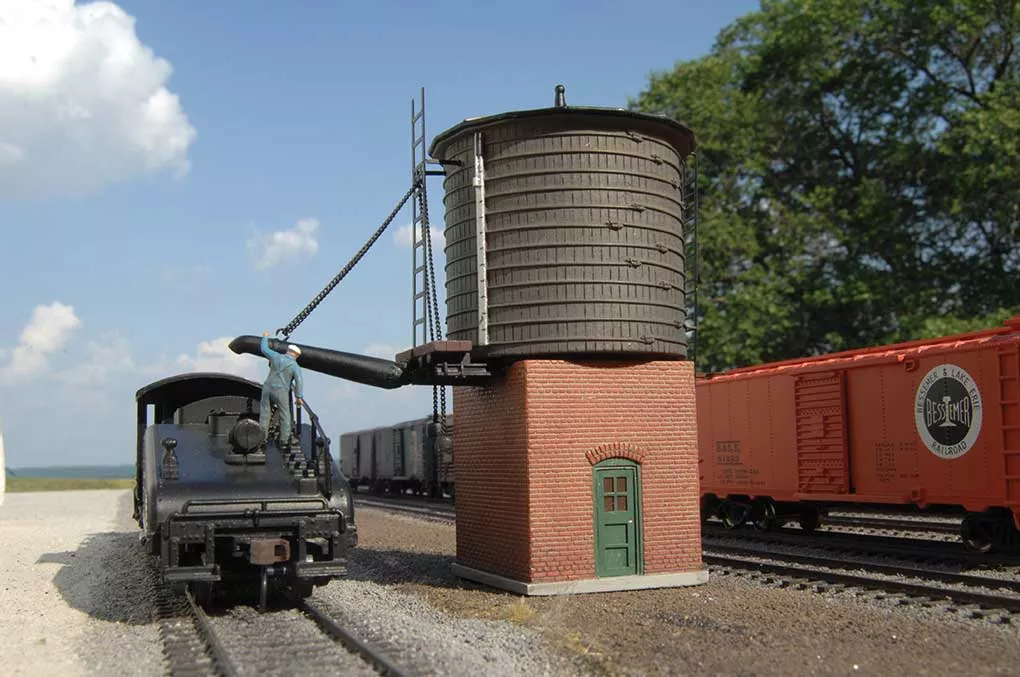 Bachmann SceneScapes HO 35112 Branch Line Water Stop (Built-Up)
