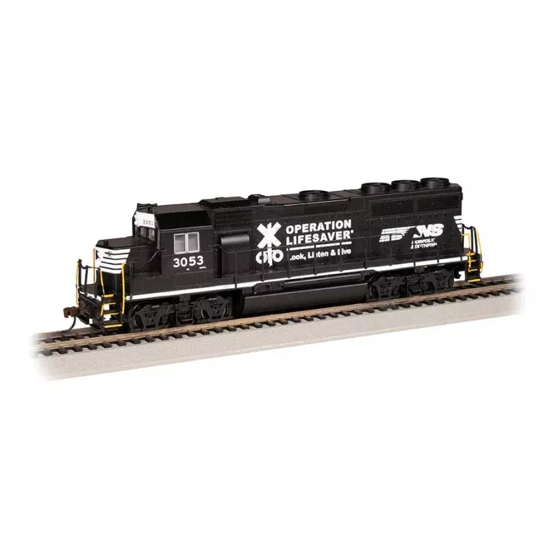 Bachmann Trains HO 63535 EMD GP40, Norfolk Southern 3053