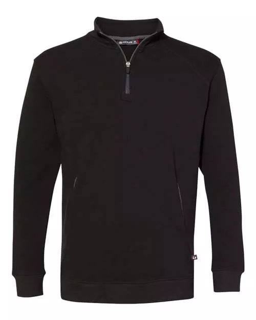 Badger 1060 FitFlex French Terry Quarter-Zip Sweatshirt