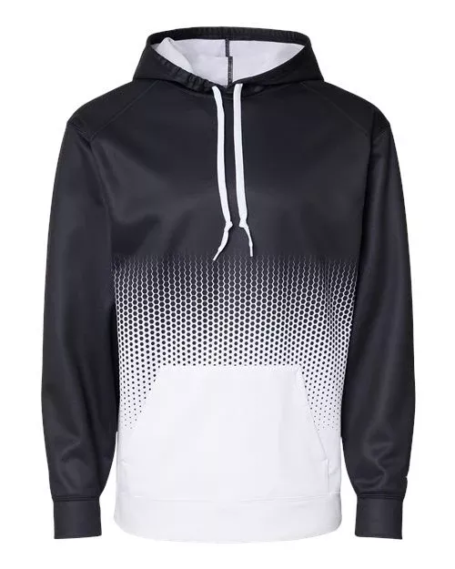 Badger 1404 Hex 2.0 Hooded Sweatshirt