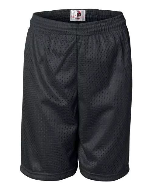 “Badger 2207 Youth Pro Mesh 6″ Shorts”