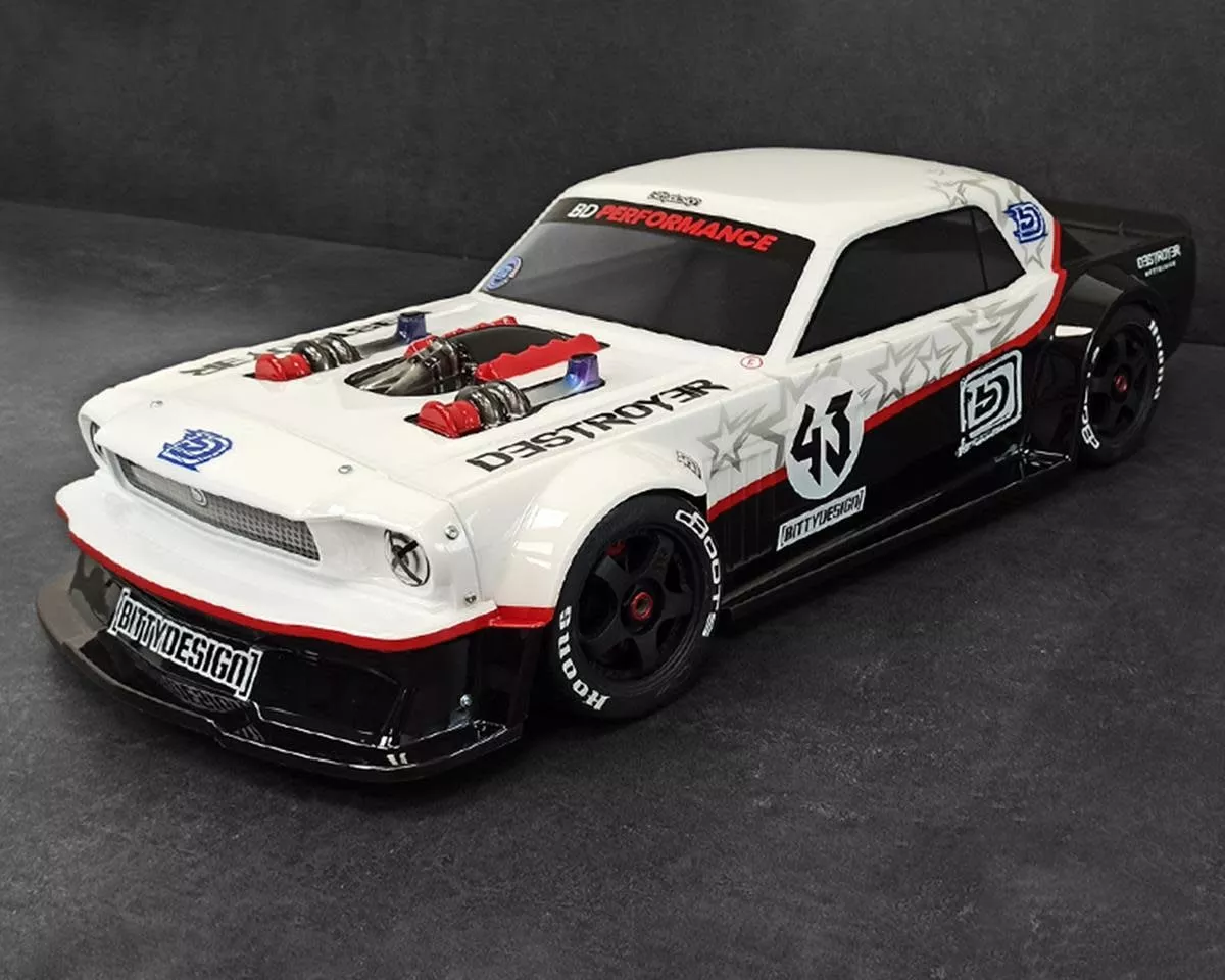 BDYMC7-DSTY(Clear) Bittydesign Destroyer 1/7 Supercar Body (Clear) (Arrma Infraction/Limitless) MC7DSTY (Bittydesign)