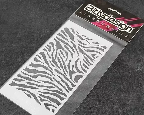 BDYSTC-016Bittydesign Vinyl Paint Stencil (Zebra) (Bittydesign)