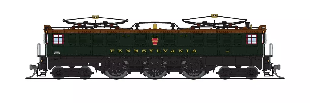BLI 3951 PRR P5a Boxcab, #4742, 1930’s Passenger Type, DGLE, Brown Roof, Gold Leaf Roman Lettering, Paragon4 Sound/DC/DCC, N