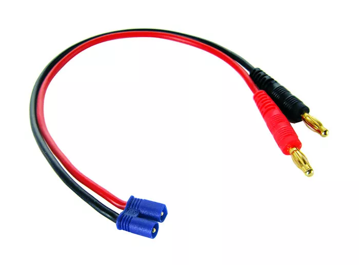 BP2EC2MEC2 Charging Adapter with Banana Plugs (Common Sense RC)