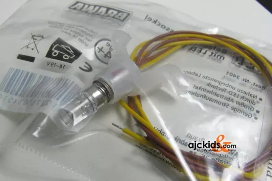 Brawa 3401 – Bulb holder with LED, white