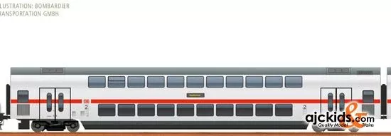 Brawa 44509 – Twindexx IC2-Middle Car 2nd CLocomotive DB VI DC EXT