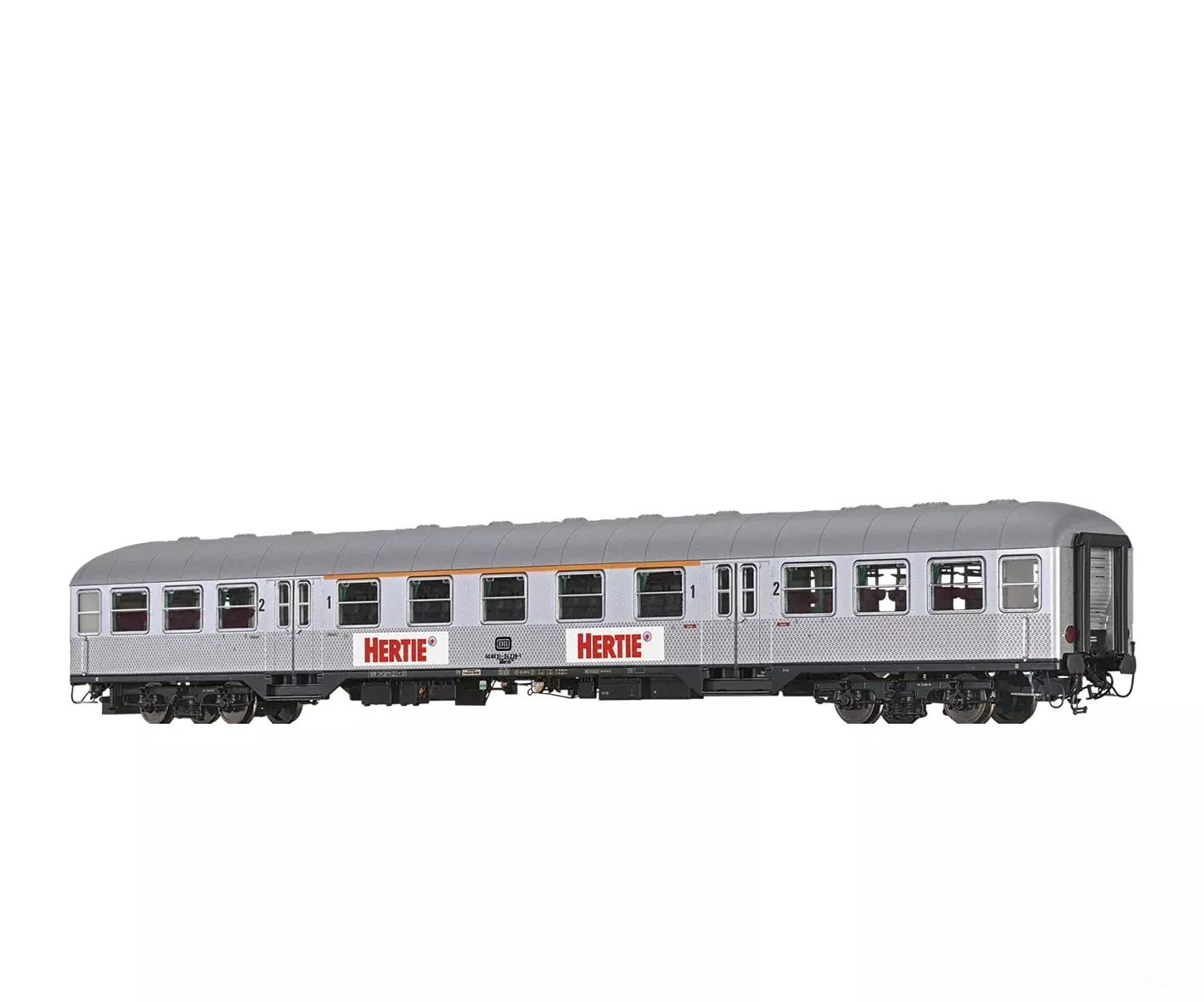 Brawa 46668 HO Passenger Coach ABnrzb704 "Hertie" DB (DC LED Lighting)