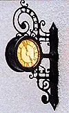 Brawa Modellspielwaren 5361 Illuminated Clock – Historic Wall Clock – Baden-Baden, HO Scale