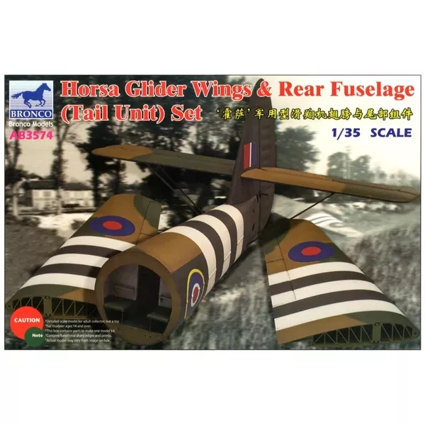 Bronco 3574 1/35 Horsa Glider Wings and Rear Fuselage Diorama Accessories*