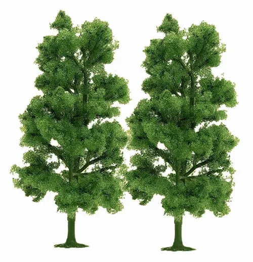 Busch 6729 Z Scale Deciduous Trees -- Beech 2-3/4" 7cm Tall