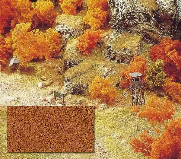 Busch 7325 A Scale Micro-Flocking - 16.9oz 500mL -- Orange-Brown