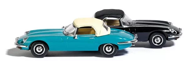 Busch 9838120 HO Scale 1961 E-Type Convertible - Assembled -- (ONE CAR)