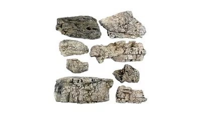 C1137 Woodland Scenics Ready Rocks Faceted Rocks