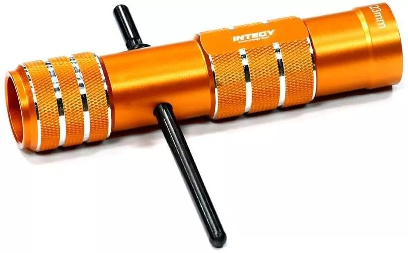 C24712ORANGEOrange Professional Wheel Nut 23mm Hex Socket Wrench (Handle Size: 31mm) (Integy)