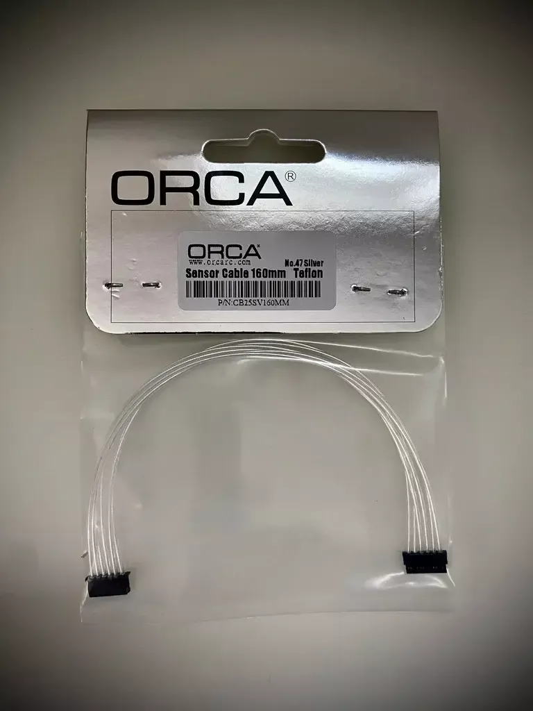 CB25SV160MMORCA Teflon Silver Motor Sensor Wire 160mm (ORCA)