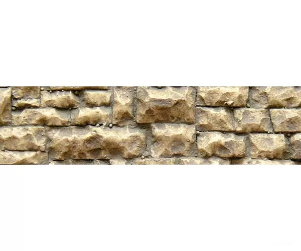 Chooch Enterprises Flexible Random Stone Wall w/Self-Adhesive Backing – Medium Stones – 13 x 3-1/4″ 35.6 x 8.3cm