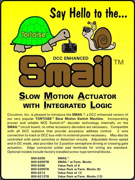 Circuitron - 800-6200 - The Smail Switch Machine