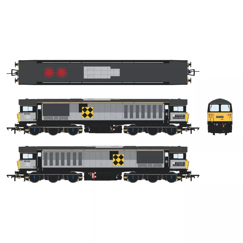 Class 58 - Trainload Coal - 58042 - DCC Sound Fitted