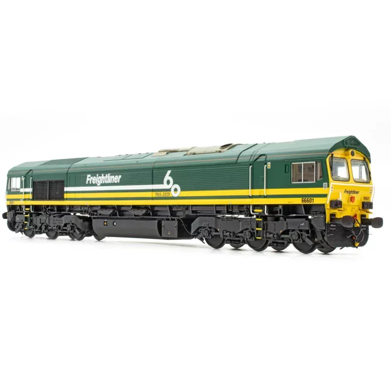 Class 66 – Freightliner (60th Anniversary) – 66601 – DCC Sound Fitted