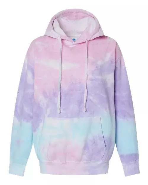 Colortone 8777 Tie-Dyed Hooded Sweatshirt