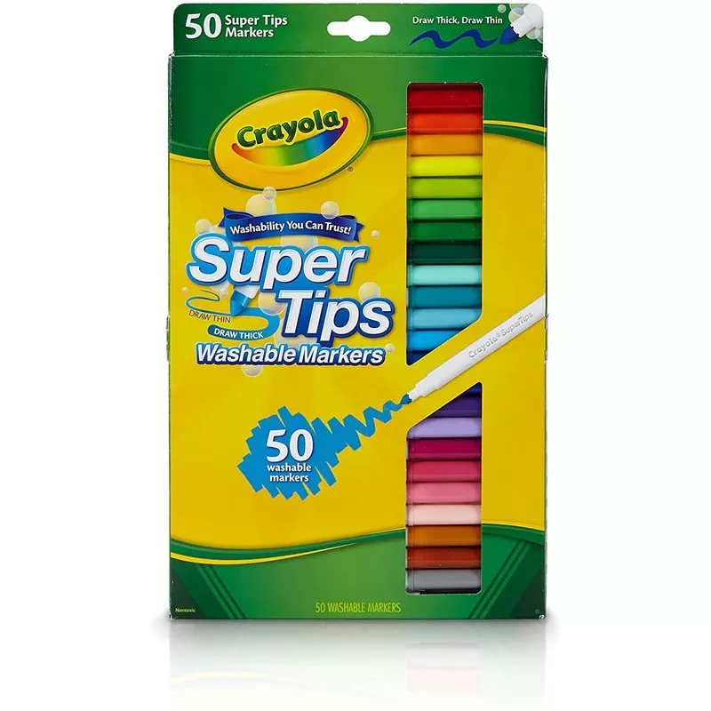 Crayola – 50 ct. Washable Super Tips Markers