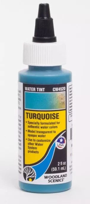 CW4520 Woodland Scenics Turquoise Water Tint