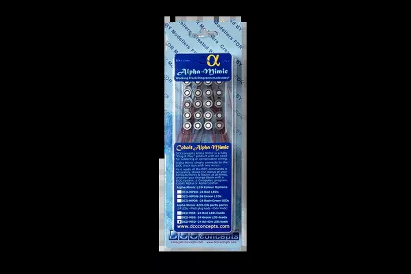 DCC Concepts DCD-MERG - Alpha Mimic Add-On LEDs & Leads (Dual Red+Green)