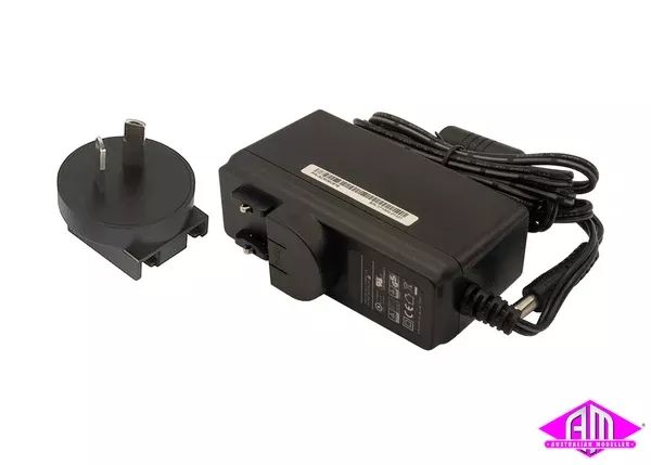 DCC Concepts DCP-18.2.AU – Super-High Reliability Power Supply for DC/DCC Systems – 2.5mm DC Plug – 18V DC, 2A (AU)
