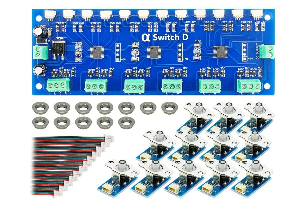 DCD-DSR Cobalt AlphaSwitch-D for Digital Devices Red (12)