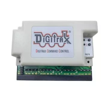 Digitrax PM74 Power Manager with Occupancy and Transponding detection for 4 sub-districts All Scales Replaces PM42