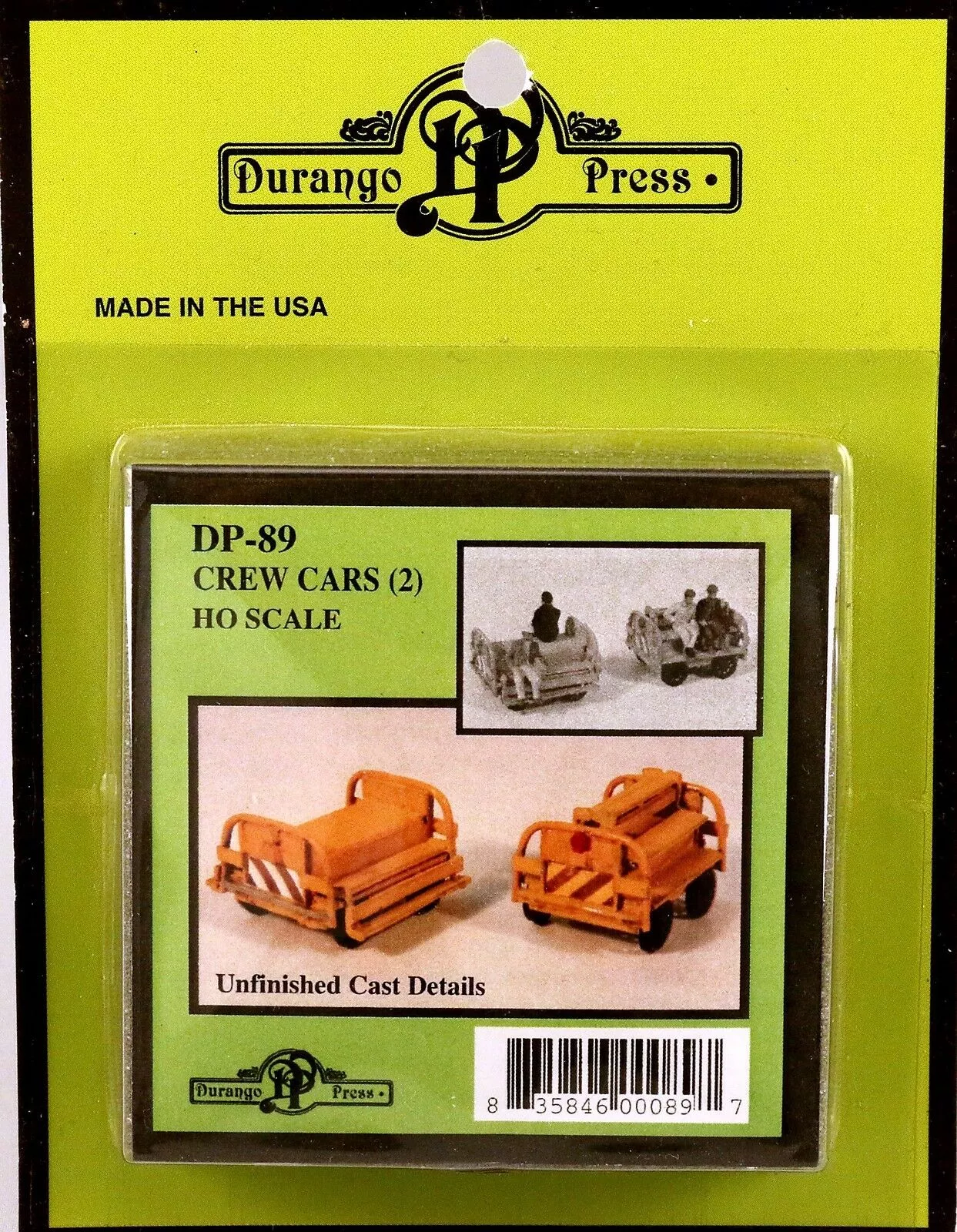 Durango Press 89 Ho Crew Cars 2Pk