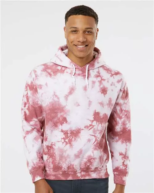 Dyenomite 680VR Blended Tie-Dyed Hooded Sweatshirt