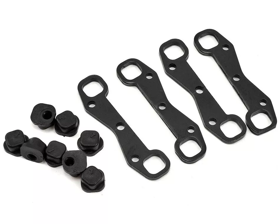 ECX 231006 Front and Rear Toe Plates with Inserts 1/10 4wd All