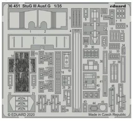 Eduard 36451 1/35 Armor- StuG III Ausf G for TAO