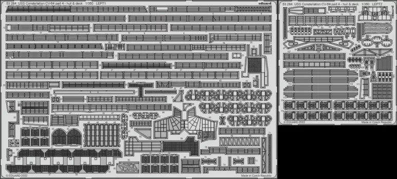 Eduard 53284 1/350 Ship- USS Constellation CV64 Part 4 Hull & Deck for TSM