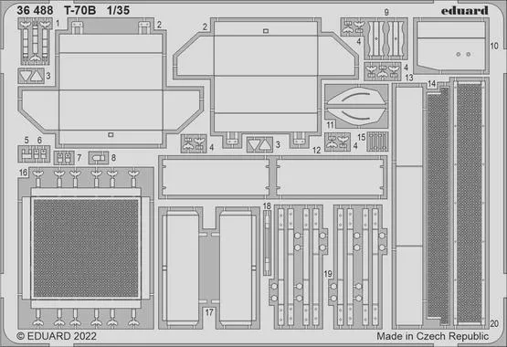 Eduard ED36488 1:35 Soviet T-70B