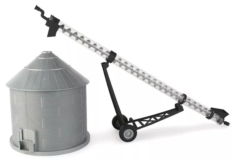 Ertl 46795 1/16 Scale Grain Auger and Grain Bin Playset