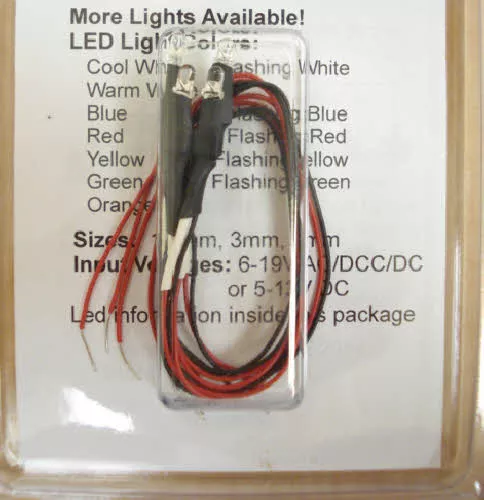Evan Designs U30 7-19 Volt 3mm Warm White LED’s (Pack of 5)