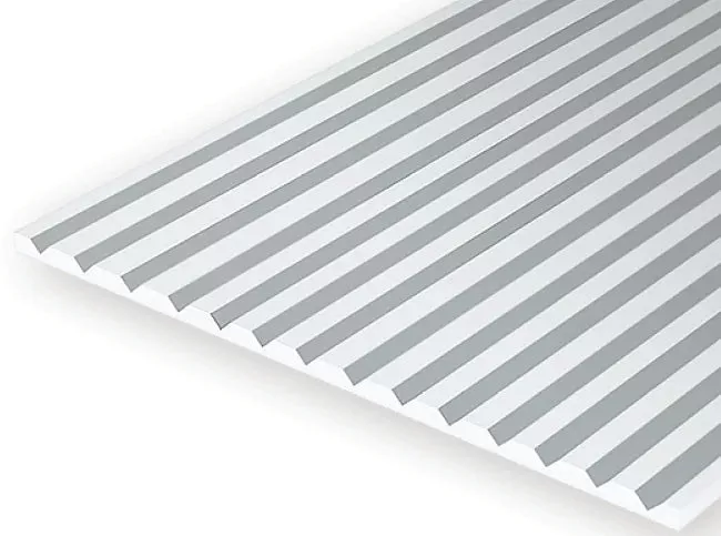 Evergreen Scale Models 2100 Styrene V-Groove .020 x 6 x 12,.100″