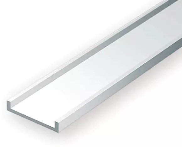 Evergreen Scale Models 264 U Channel Styrene 1/8″