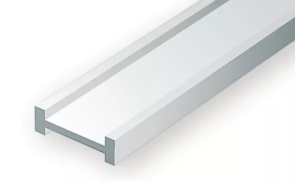 Evergreen Scale Models 278 Styrene I-Beam 5/16"