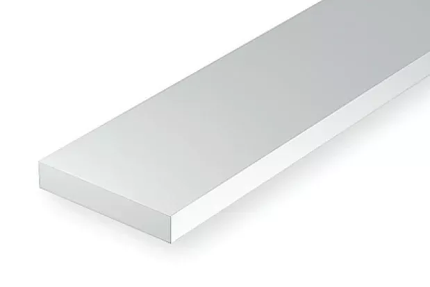 Evergreen Scale Models 372 24" Strip Styrene Pack, .080x.438
