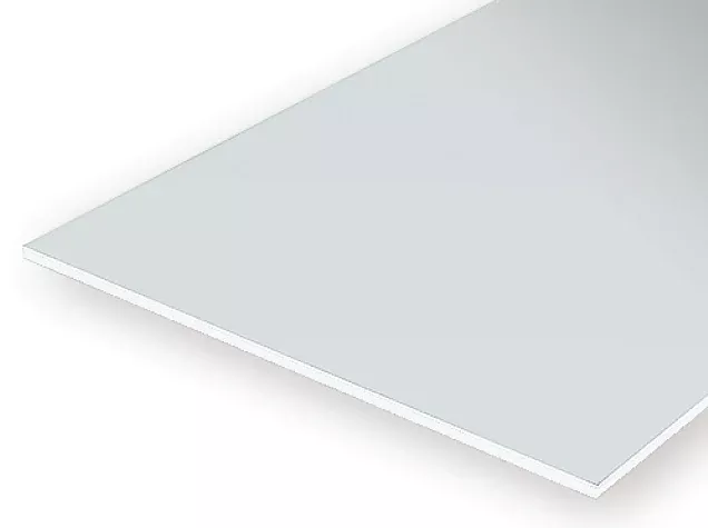 Evergreen Scale Models 9030 White Sheet Styrene .030 x 6 x 12